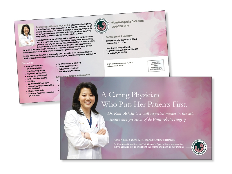 Choose the Best Dr Kim-Ashchi OB/GYN Postcard Design Marketing from ...
