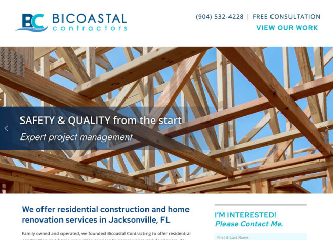 Bicoastal Contractors Bicoastal Contractors, Florida Construction, Jacksonville Residential Construction, Jacksonville Contractors, Carpentry Website, Builder, Construction website, Contractor Website, Contractors, Residential Construction, Commercial Construction