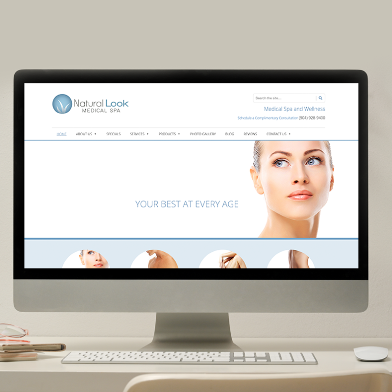 Natural Look website portfolio