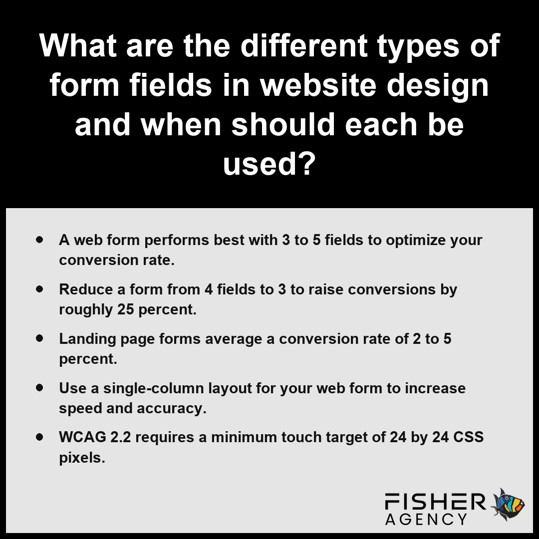 This summary details how to optimize website form fields to improve user engagement and increase total conversions.