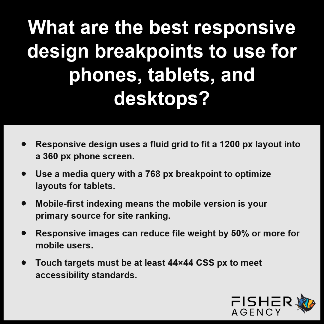 This summary explains how responsive design utilizes fluid grids and media queries to optimize content for every screen size.